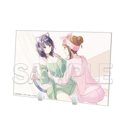 【グッズ-置きもの】安達としまむら ビッグアクリルプレート E