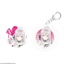 【グッズ-セットもの】時々ボソッとロシア語でデレる隣のアーリャさん 缶バッジ&アクリルキーホルダーセット メイドver. アーリャの画像