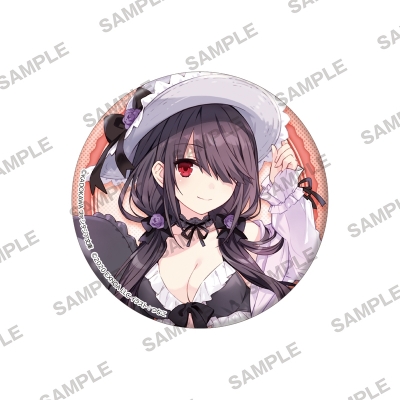 【グッズ-バッチ】デート・ア・ライブ ビッグホログラム缶バッジ 時崎狂三 水着Ver. A