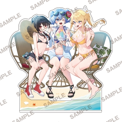 【グッズ-スタンドポップ】この素晴らしい世界に祝福を! 描き下ろしアクリルスタンド アクア&めぐみん&ダクネス