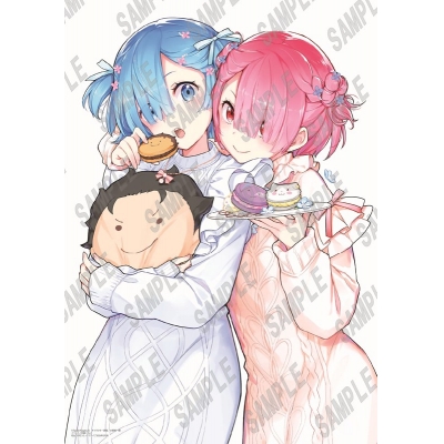 【グッズ-タペストリー】「Re:ゼロから始める異世界生活」 B2タペストリー ラム&レム_花鶏ハルノ(C108)