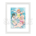 【グッズ-ボード】『イキヅライブ! LOVELIVE! BLUEBIRD』 A5キャラファイングラフ ポルカ&輝夜&真緑の画像