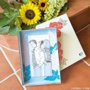 【グッズ-レターセット】BANANA FISH 京友禅型紙BOX《Letter set》Aの画像