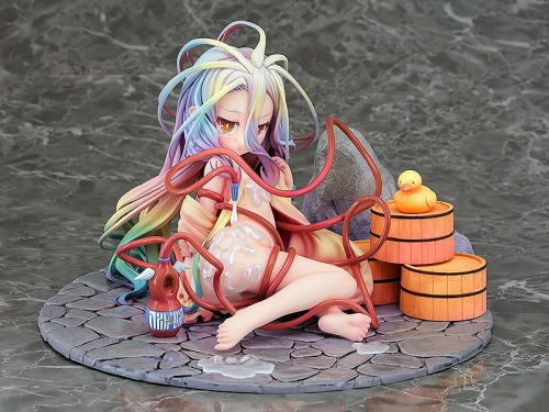 美少女フィギュア】特価 ノーゲーム・ノーライフ 白 温泉Ver. 1/7 完成 