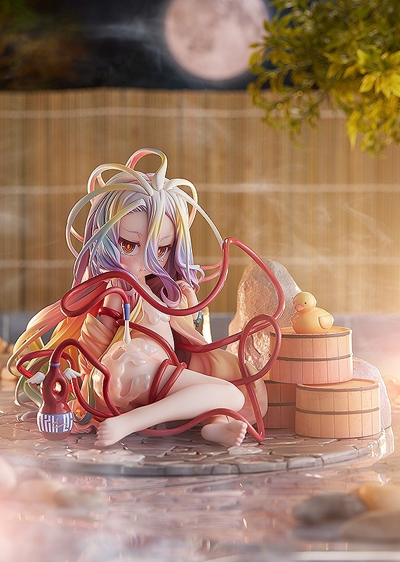 美少女フィギュア】特価 ノーゲーム・ノーライフ 白 温泉Ver. 1/7 完成 
