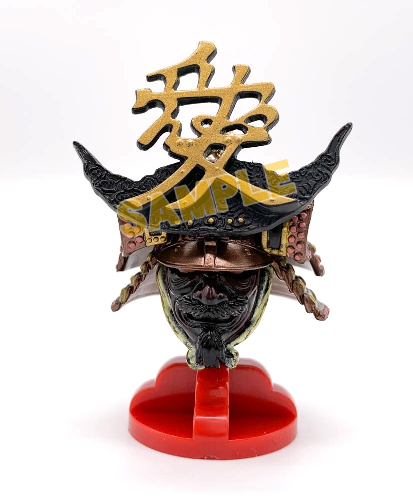 【グッズ-ストラップ】戦国兜根付 直江兼続