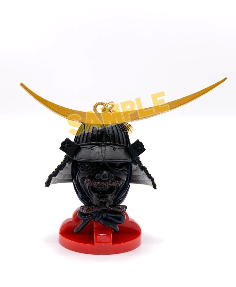 【グッズ-ストラップ】戦国兜根付 伊達政宗