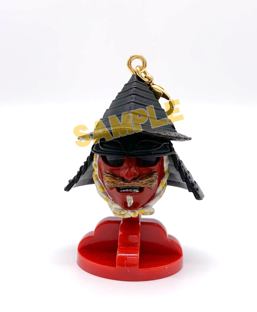 【グッズ-ストラップ】戦国兜根付 前田慶次