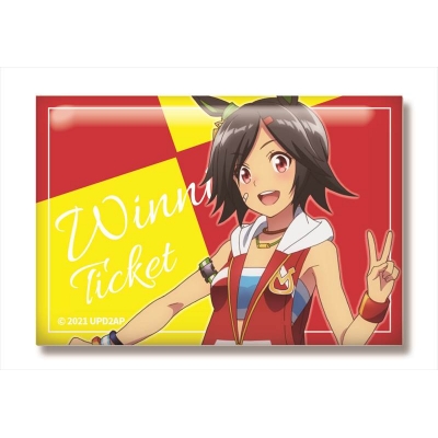 【グッズ-バッチ】ウマ娘 プリティーダービー Season 2 スクエア缶バッジ ウイニングチケット