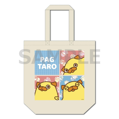 【グッズ-バッグ】おじさんはカワイイものがお好き。 パグ太郎 トートバッグ(いっぱい)【再販】