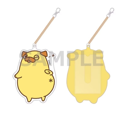 【グッズ-パスケース】おじさんはカワイイものがお好き。 パグ太郎 ぷくぷくパスケース(ういんく)【再販】