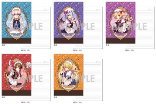 グッズ ノート 波天宮 東方project ノート 咲夜のメイドレッスン B レミリア スカーレット アニメイト限定 アニメイト