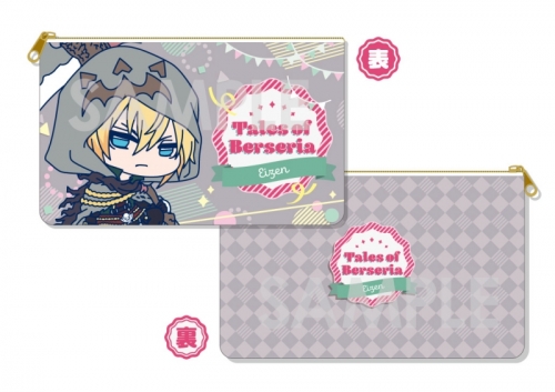 グッズ ポーチ テイルズ オブ シリーズ 合皮フラットポーチ H アイゼン アニメイト限定 アニメイト