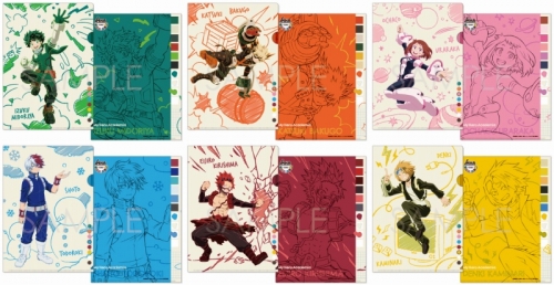 グッズ クリアファイル 僕のヒーローアカデミア クリアファイル Color C 麗日 お茶子 アニメイト