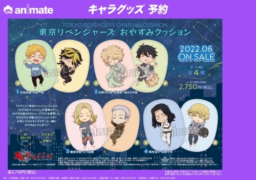 グッズ クッション 東京リベンジャーズ おやすみクッション 1 花垣武道 羽宮一虎 アニメイト