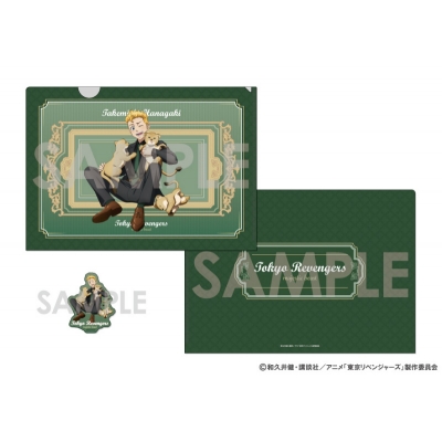 【グッズ-セットもの】東京リベンジャーズ クリアファイル&ダイカットステッカー ~majestic beast~ 1.花垣武道