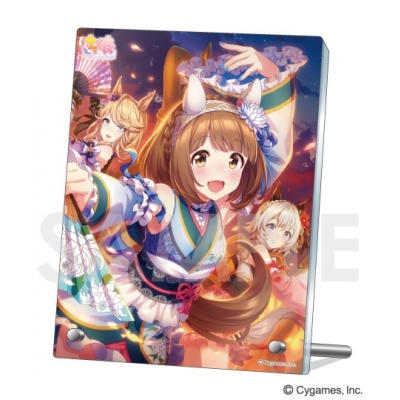【グッズ-置きもの】ウマ娘 プリティーダービー アクリルプレート Vol.7 5.ユキノビジン