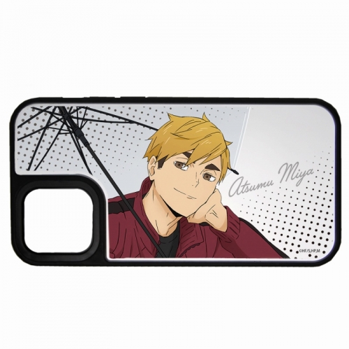 グッズ カバーホルダー ハイキュー ミラースマホケース キャラアート 宮侑 Ip11 アニメイト先行販売 アクロス アニメイト