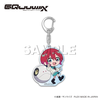 【グッズ-キーホルダー】機動戦士Gundam GQuuuuuuX(ジークアクス) ちょこそば トレーディングアクリルキーホルダー 全8種