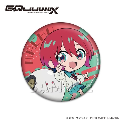 【グッズ-バッチ】機動戦士Gundam GQuuuuuuX(ジークアクス) ちょこそば トレーディング丸型缶バッジ 全8種