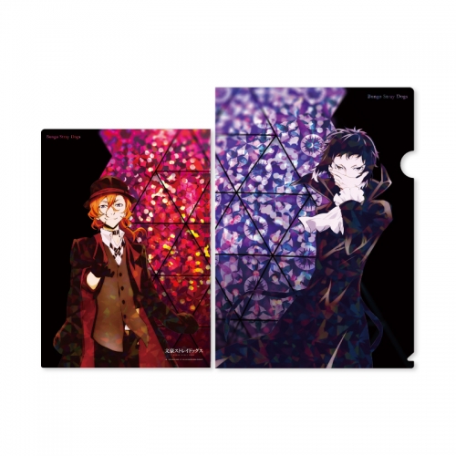 グッズ クリアファイル 文豪ストレイドッグス クリアファイル 万華鏡 芥川龍之介 中原中也 アニメイト先行販売 アニメイト