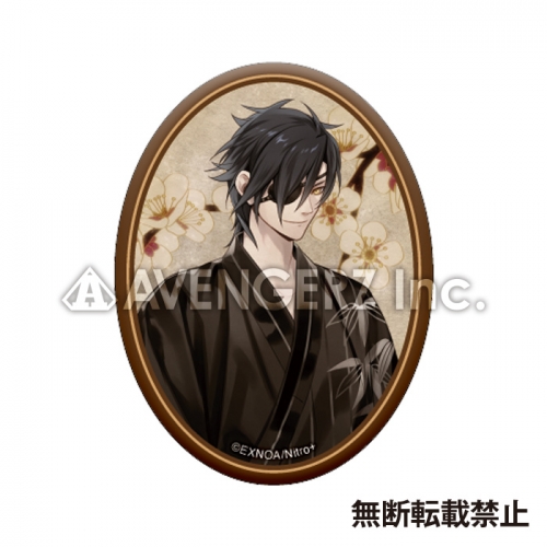 グッズ バッチ 刀剣乱舞 Online 華こよみ絵巻 缶バッジ 楕円 燭台切光忠 アニメイト先行販売 アニメイト