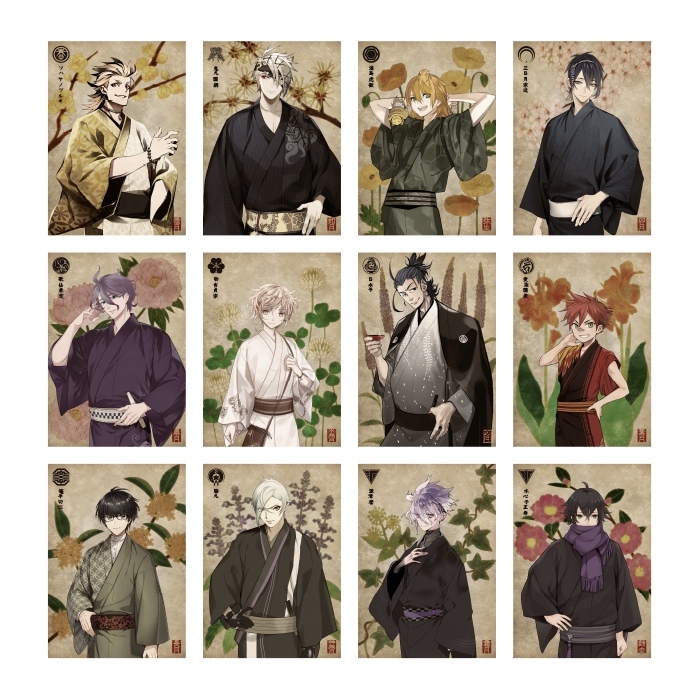 グッズ-ポストカード】刀剣乱舞-ONLINE- 華こよみ絵巻 第三弾 絵葉書集 