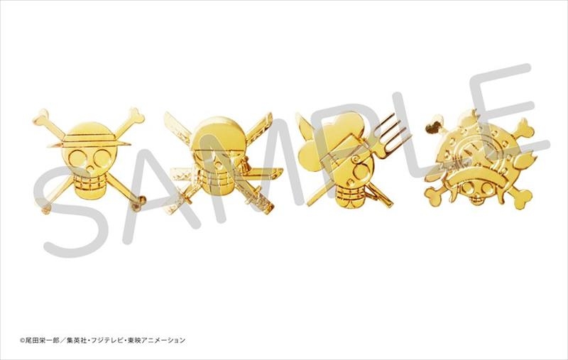 グッズ アクセサリー グッズ ピンバッチ One Piece 海賊旗ゴールドピンズ ゾロ アニメイト