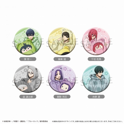 グッズ-バッチ】ブルーロック トレーディング缶バッジ くるみパジャマ 