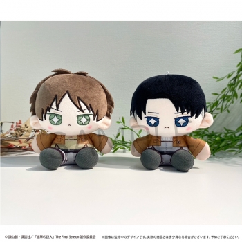 グッズ-ぬいぐるみ】進撃の巨人 ミニおすわりたぴぬい リヴァイ 