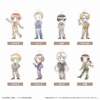 グッズ-キーホルダー】ヘタリア World☆Stars レトロちっくアクリル 