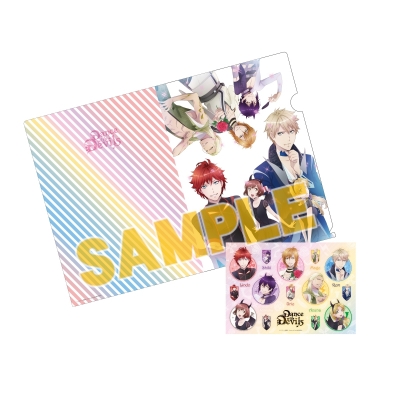 【グッズ-セットもの】Dance with Devils「あなたも私もホントはアクマ!?」クリアファイル&ステッカーシート