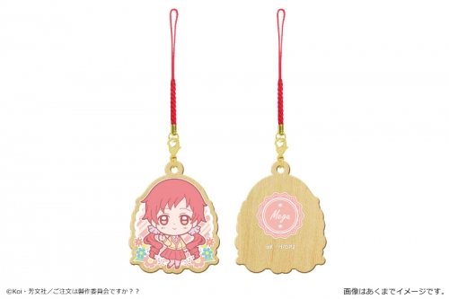 グッズ ストラップ ご注文はうさぎですか Ponipo ぽにぽ 木製ストラップ 07 メグ アニメイト
