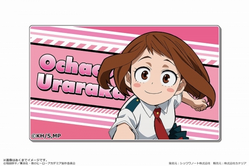 グッズ バッチ 僕のヒーローアカデミア プレートバッジ 03 Ver 夏服ダッシュ 麗日お茶子 アニメイト