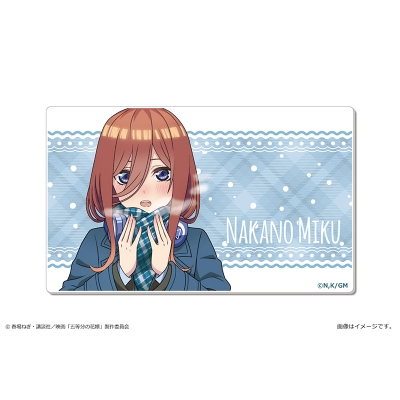 【グッズ-バッチ】映画「五等分の花嫁」 プレートバッジ Ver. Winter snow 03 中野三玖