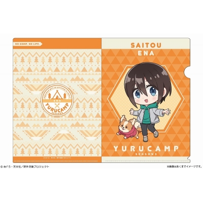 【グッズ-クリアファイル】ゆるキャン△ SEASON3 ミニキャラ A4クリアファイル 07 斉藤恵那