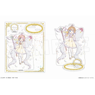 【グッズ-スタンドポップ】カードキャプターさくら クリアカード編 ホログラムアクリルフィギュア 01 木之本桜&ケロちゃん