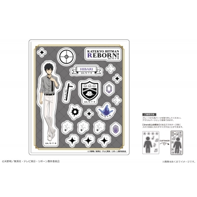 【グッズ-スタンドポップ】家庭教師ヒットマンREBORN! アクリルフレークパーツ Ver. モノトーン 02 雲雀恭弥(10年後)