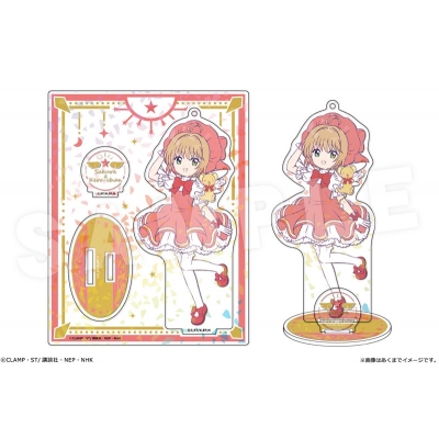 【グッズ-スタンドポップ】カードキャプターさくら クリアカード編 ホログラムアクリルフィギュア Ver.描き下ろし 01 木之本桜&ケロちゃん(クロウカード編)