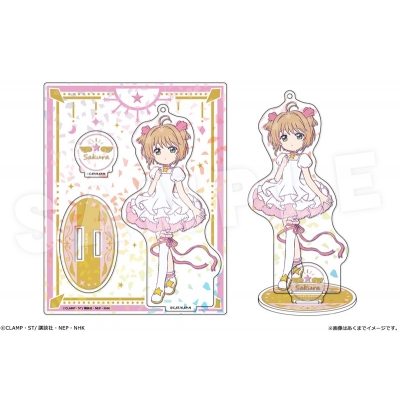 【グッズ-スタンドポップ】カードキャプターさくら クリアカード編 ホログラムアクリルフィギュア Ver.描き下ろし 02 木之本桜(さくらカード編)