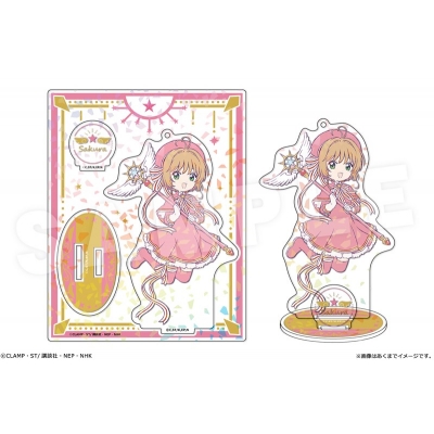 【グッズ-スタンドポップ】カードキャプターさくら クリアカード編 ホログラムアクリルフィギュア Ver.描き下ろし 03 木之本桜(クリアカード編)