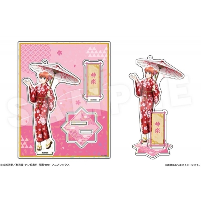 【グッズ-スタンドポップ】銀魂 ホログラムアクリルフィギュア Ver. 雪月風花 02 神楽