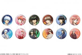 グッズ-バッチ】銀魂 トレーディングホログラム缶バッジ Ver. 雪月風花 