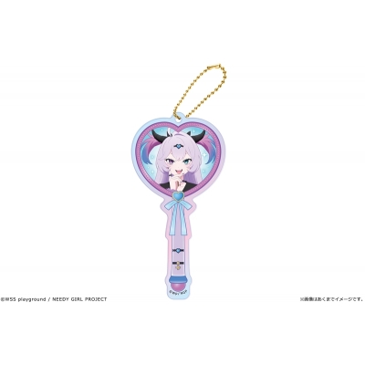【グッズ-キーホルダー】アニメ「NEEDY GIRL OVERDOSE」 オーロラアクリルステッキキーホルダー 04 パープル・ロリポップ