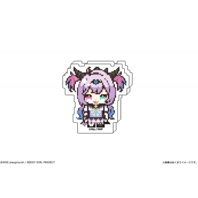 【グッズ-スタンドポップ】アニメ「NEEDY GIRL OVERDOSE」 kawabit アクリルブロックフィギュア 04 パープル・ロリポップ