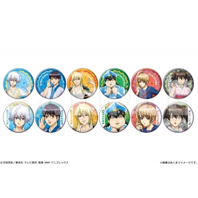 【グッズ-バッチ】TVアニメ『銀魂』 トレーディングホログラム缶バッジ Ver. 性別逆転篇