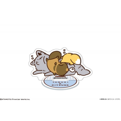 【グッズ-スタンドポップ】タヌキとキツネ ミニアクリルスタンド タヌキ&キツネ&オオカミ