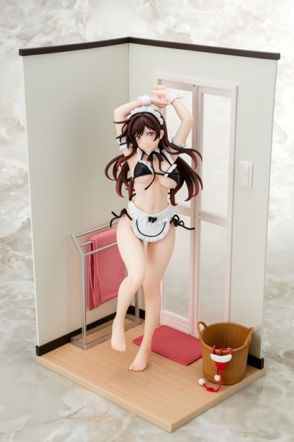 【美少女フィギュア】彼女、お借りします 水原千鶴 メイドビキニniお着替えフィギュア 1/6 完成品フィギュア