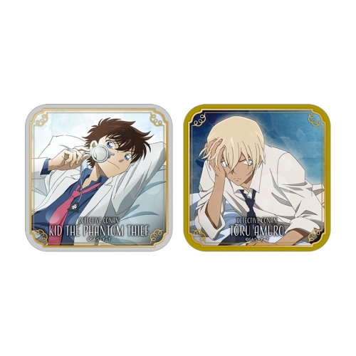 グッズ-バッチ】名探偵コナン ビジュアルアート缶バッジ 怪盗キッド 