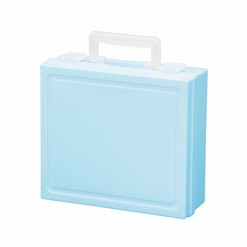 【グッズ-収納BOX】ノンキャラ コレクションキャリーケース キャンディブルー